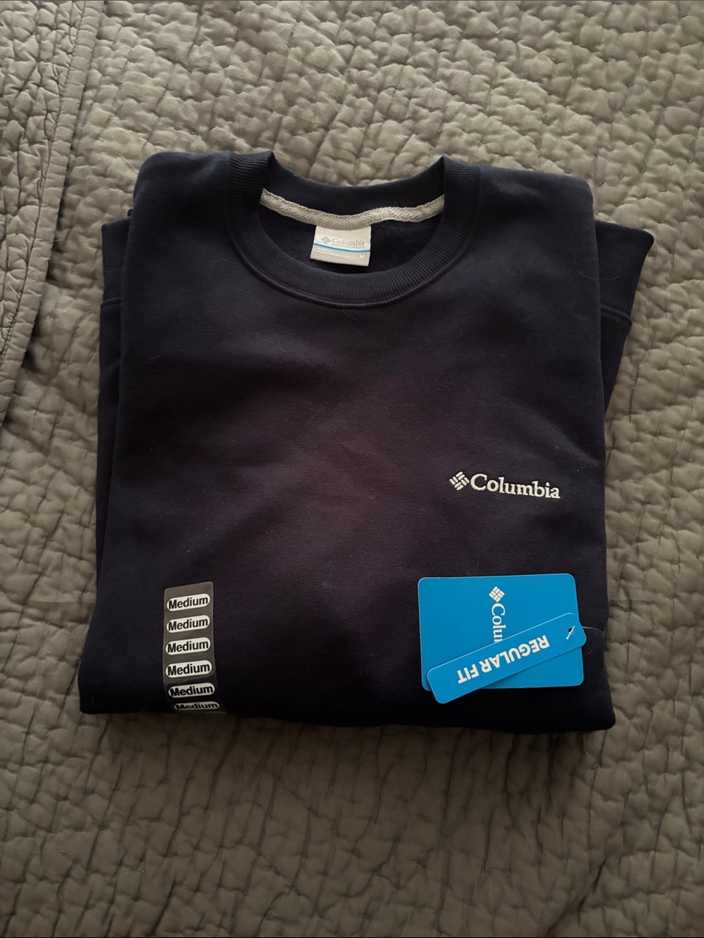 Columbia Men’s Navy Blue Crewneck Sweatshirt